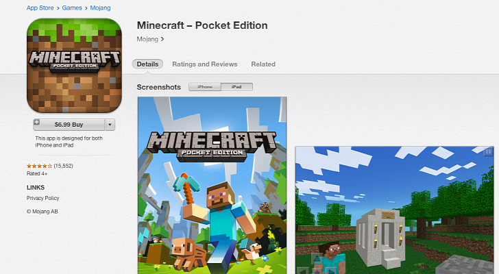 minecraft pocket edition download mac